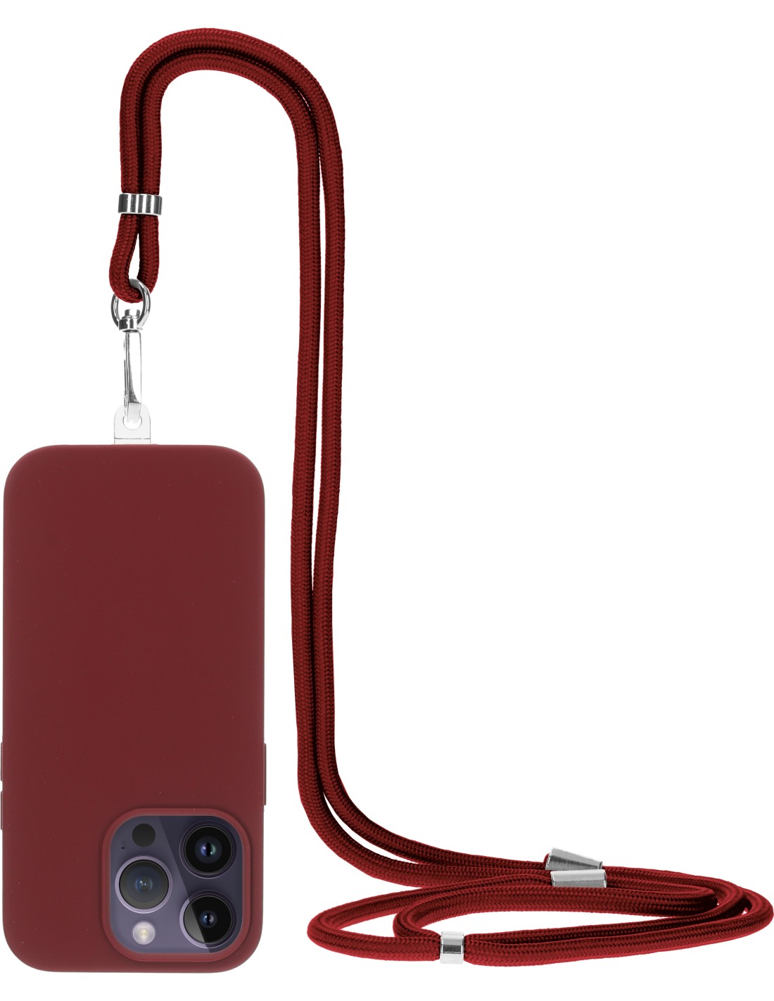 Mobiparts Universal Phonecord Plum Red