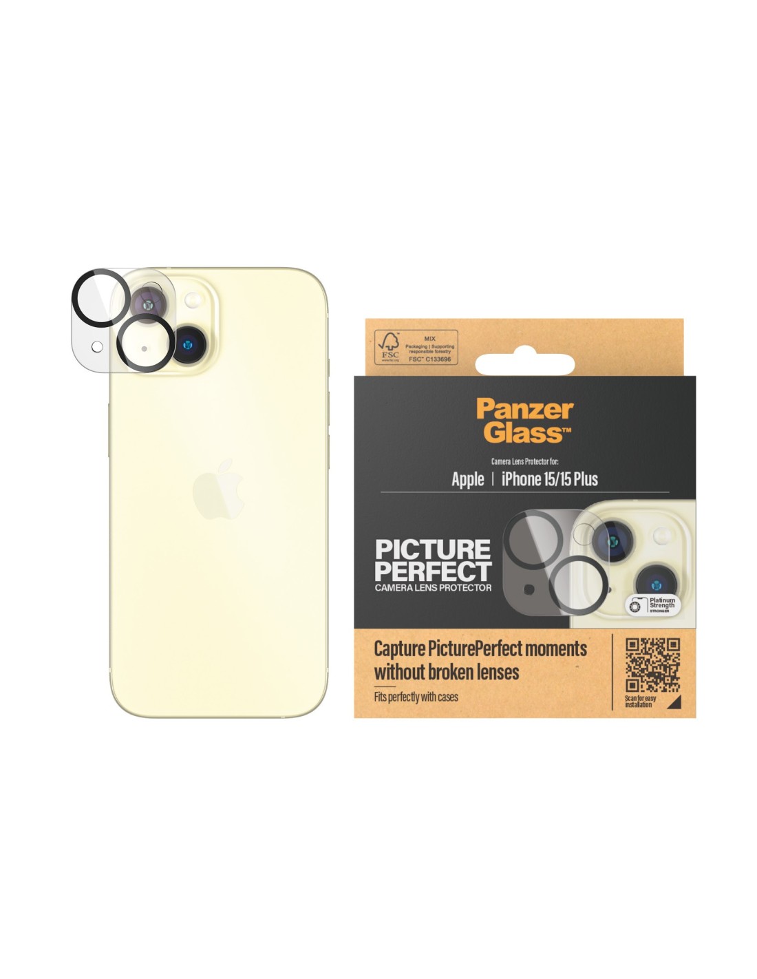 PanzerGlass PicturePerfect Camera Lens Protector Apple iPhone 15 15 Plus