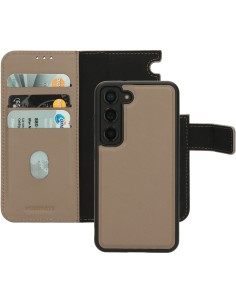 Mobiparts Leather 2 in 1 Wallet Case Samsung Galaxy S23 Taupe