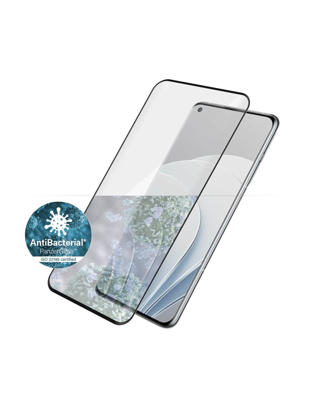 PanzerGlass OnePlus 9 Pro 10 Pro 5G - Black Case Friendly - Anti-Bacterial
