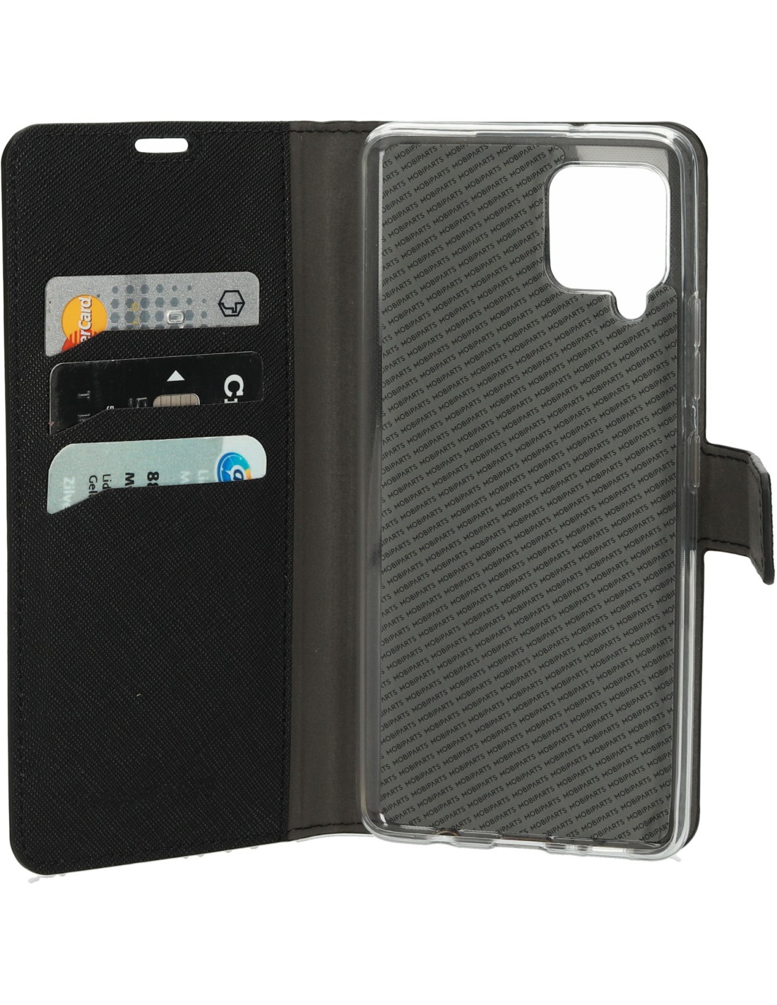 Mobiparts Saffiano Wallet Case Samsung Galaxy A42 (2020) Black