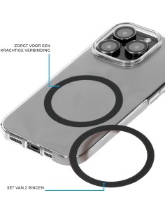 Mobiparts MagSafe compatible Ring Black (2pcs) 2