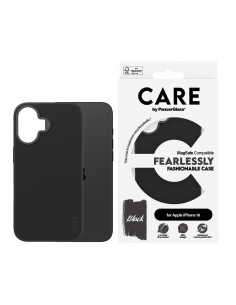CARE by PanzerGlass Fashionable Case Black w. MagSafe iPhone 16 2