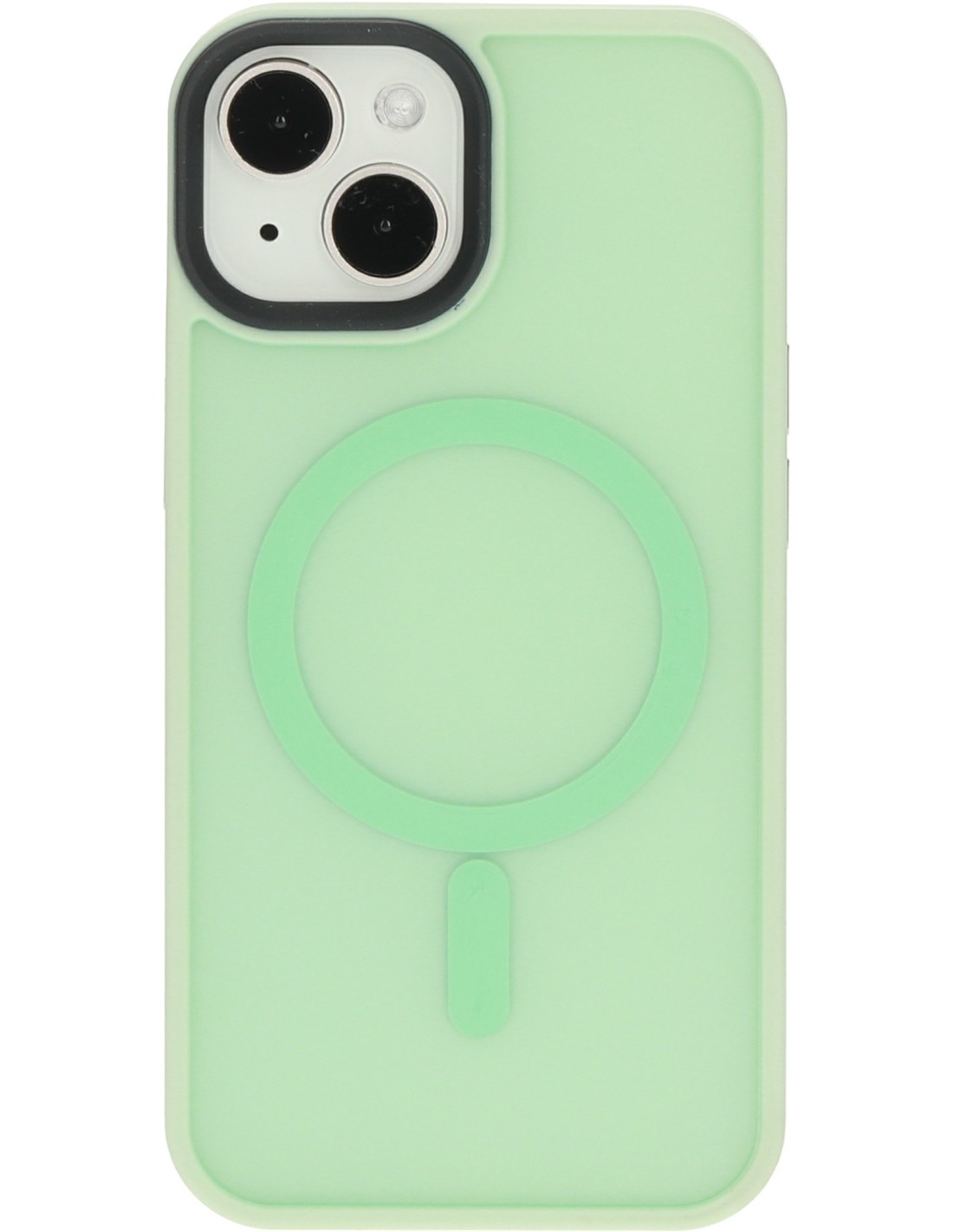 Mobiparts Hardcover Apple iPhone 14 Plus Satin Light  Green Ltd Edition(Magsafe Compatible)