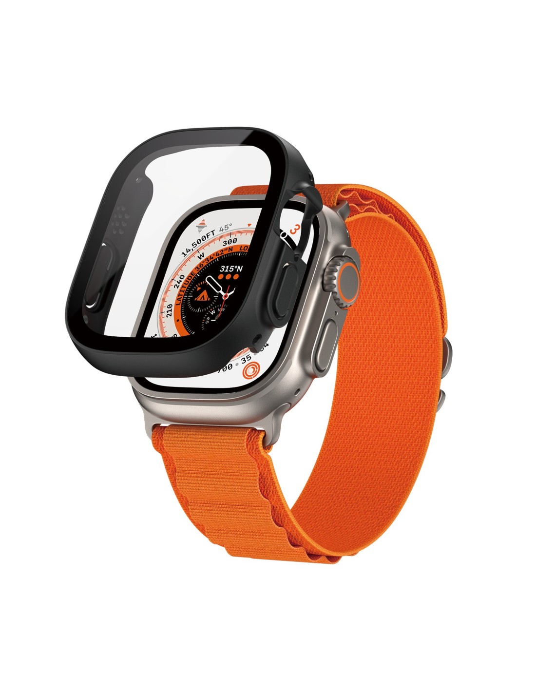 PanzerGlass Full Body Apple Watch Ultra 2023 2022 49 mm - Black D3O