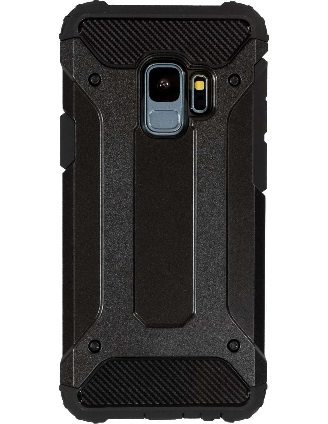 Mobiparts Rugged Shield Case Samsung Galaxy S9 Black (Bulk)