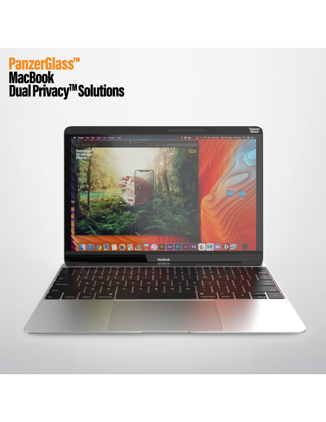 PanzerGlass Apple MacBook Pro Air Dual Privacy Filter 12