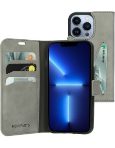 Mobiparts Classic Wallet Case Apple iPhone 13 Pro Granite Grey