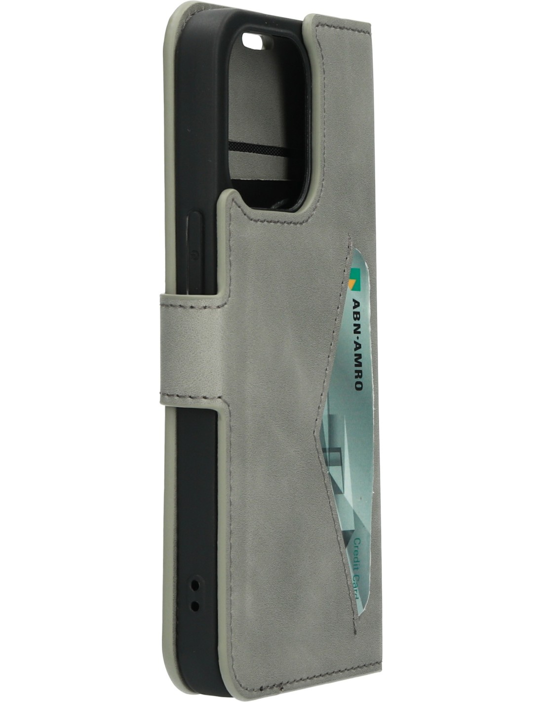 Mobiparts Classic Wallet Case Apple iPhone 13 Pro Granite Grey