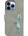 Mobiparts Classic Wallet Case Apple iPhone 13 Pro Granite Grey