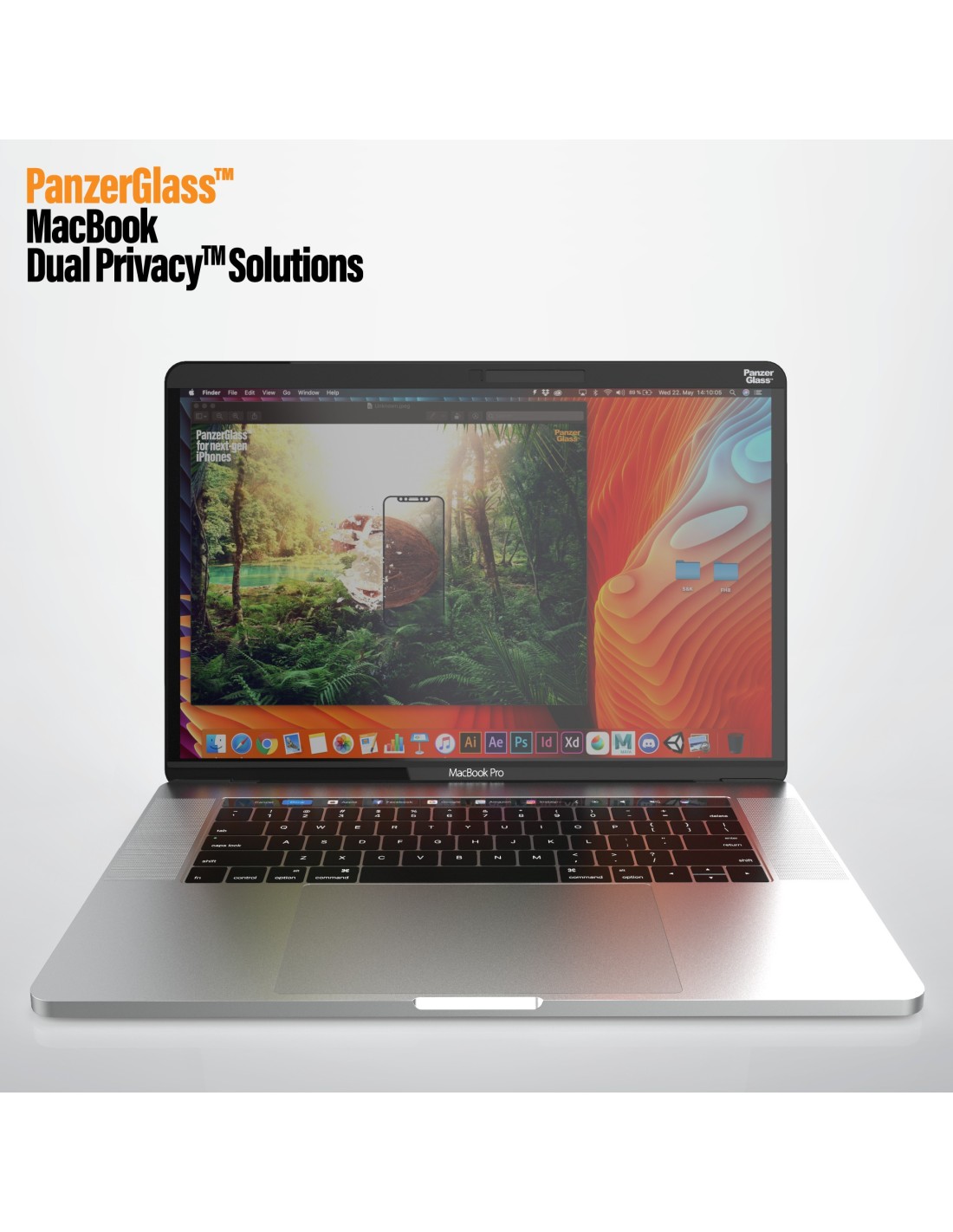 PanzerGlass Apple MacBook Pro Air Dual Privacy Filter 15