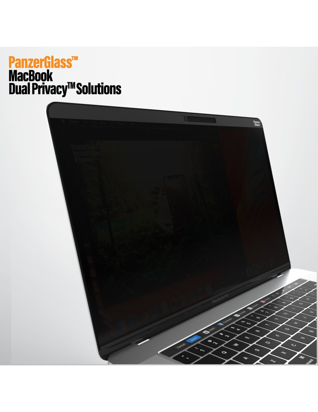 PanzerGlass Apple MacBook Pro Air Dual Privacy Filter 15