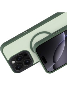 Mobiparts Hardcover Apple iPhone 16 Pro Max Satin Green (Magsafe Compatible) 2