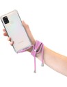 Mobiparts Lanyard Case Samsung Galaxy A21s (2020) Violet Cord