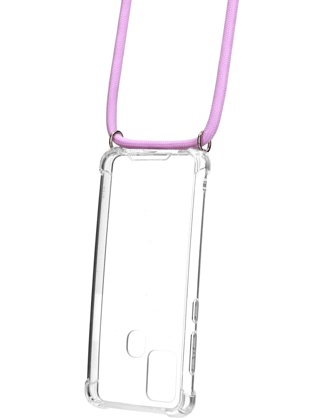 Mobiparts Lanyard Case Samsung Galaxy A21s (2020) Violet Cord