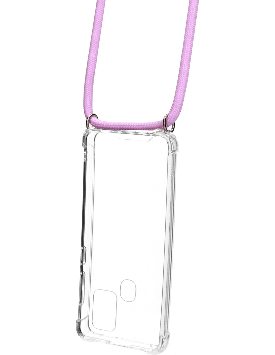 Mobiparts Lanyard Case Samsung Galaxy A21s (2020) Violet Cord