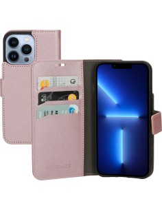 Mobiparts Saffiano Wallet Case Apple iPhone 13 Pro Pink