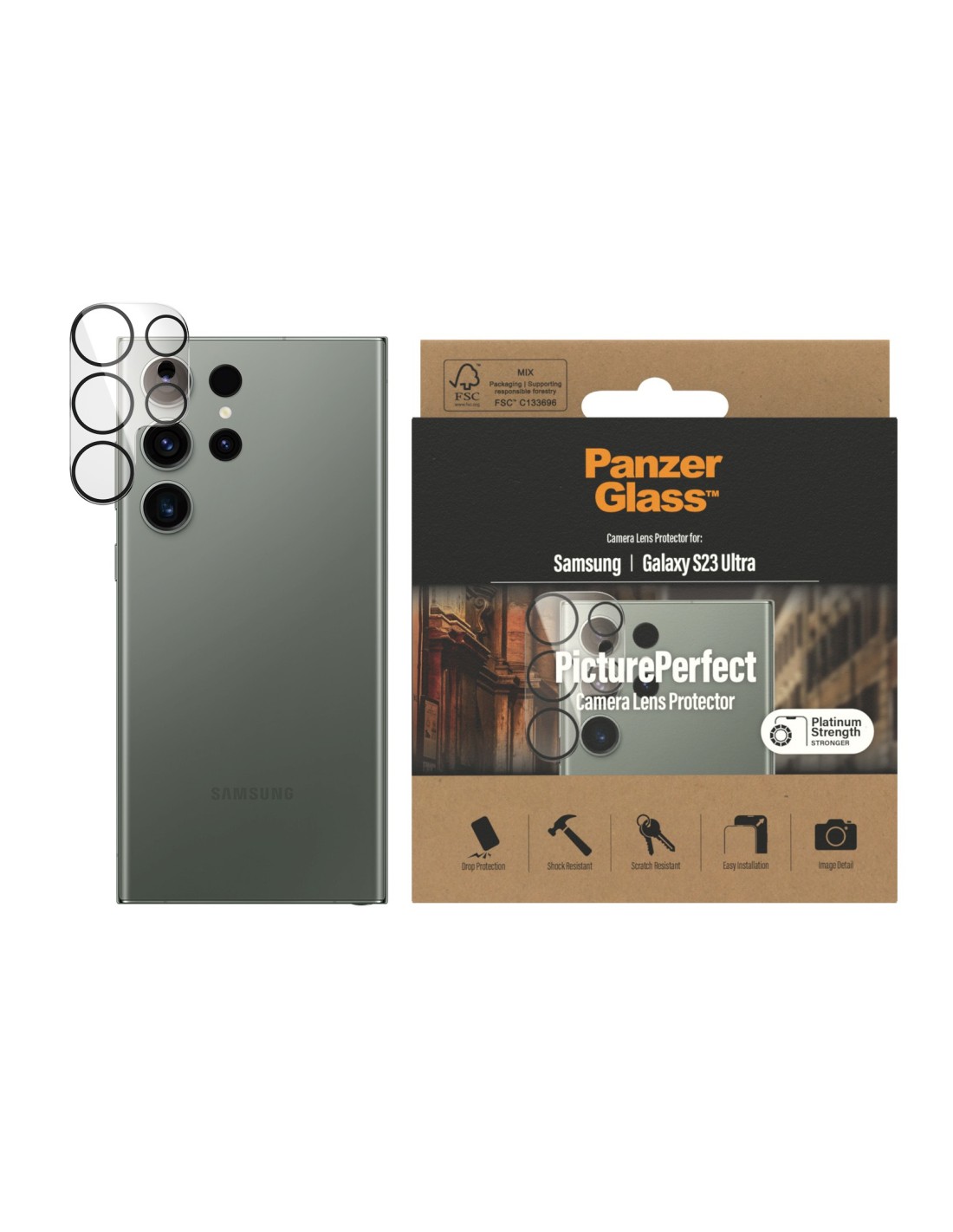PanzerGlass Picture Perfect Camera Lens Protector Samsung Galaxy S23 Ultra