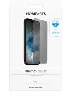 Mobiparts Recycled Tempered Glass Apple iPhone 15 Pro 2