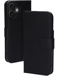 Mobiparts Classic Wallet Case Apple iPhone 16 Plus Black (MagSafe Compatible)