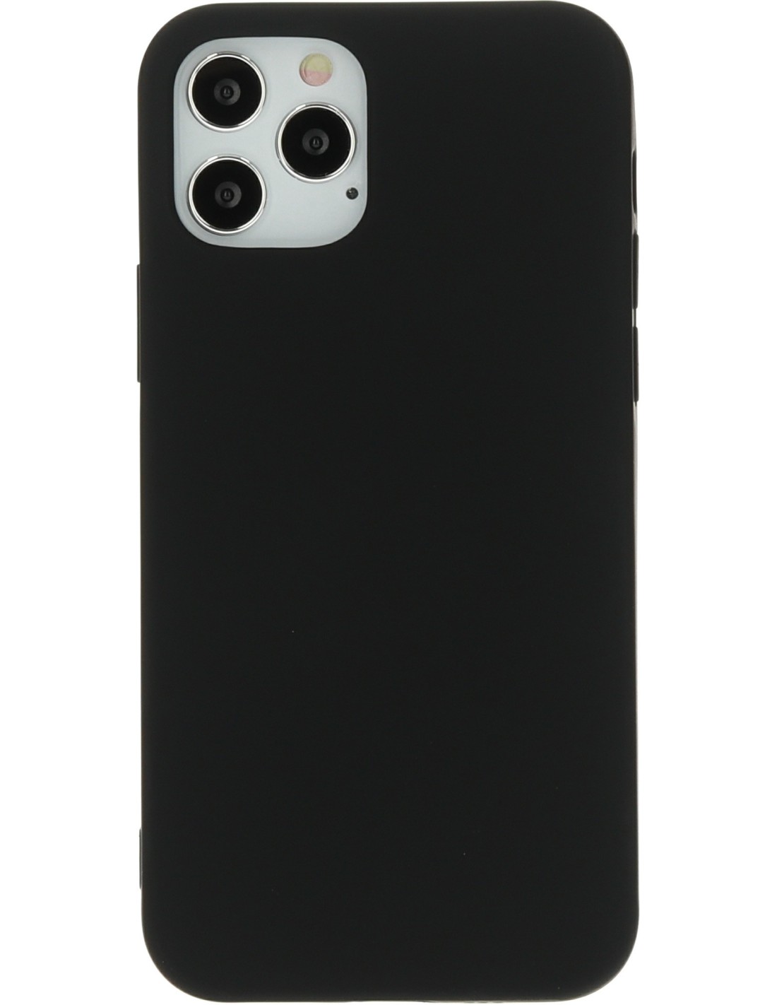 Mobiparts Silicone Cover Apple iPhone 12 12 Pro Black