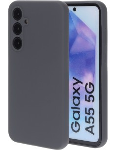 Mobiparts Silicone Cover Samsung Galaxy A55 Urban Grey