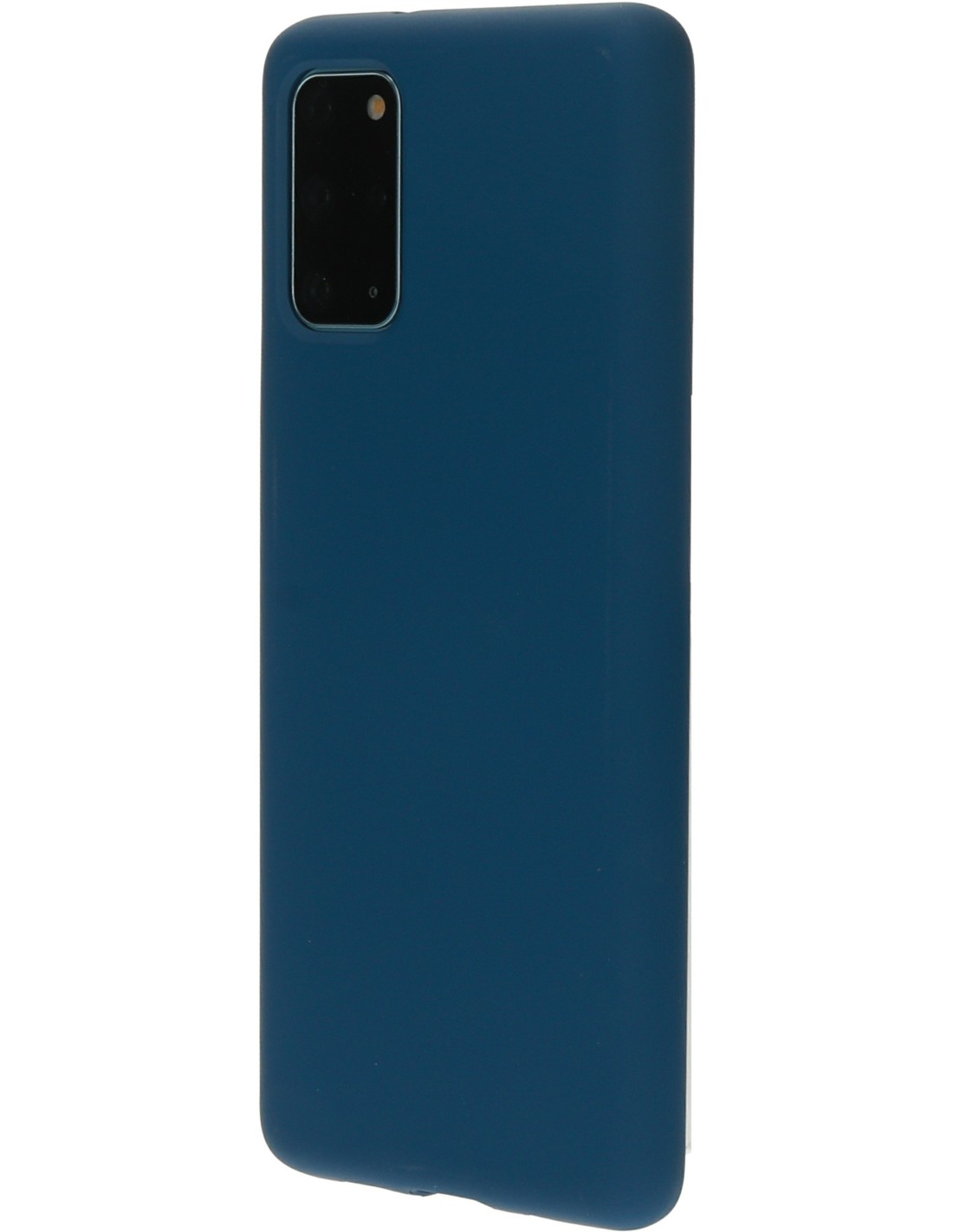Mobiparts Silicone Cover Samsung Galaxy S20 Plus 4G 5G Blueberry Blue