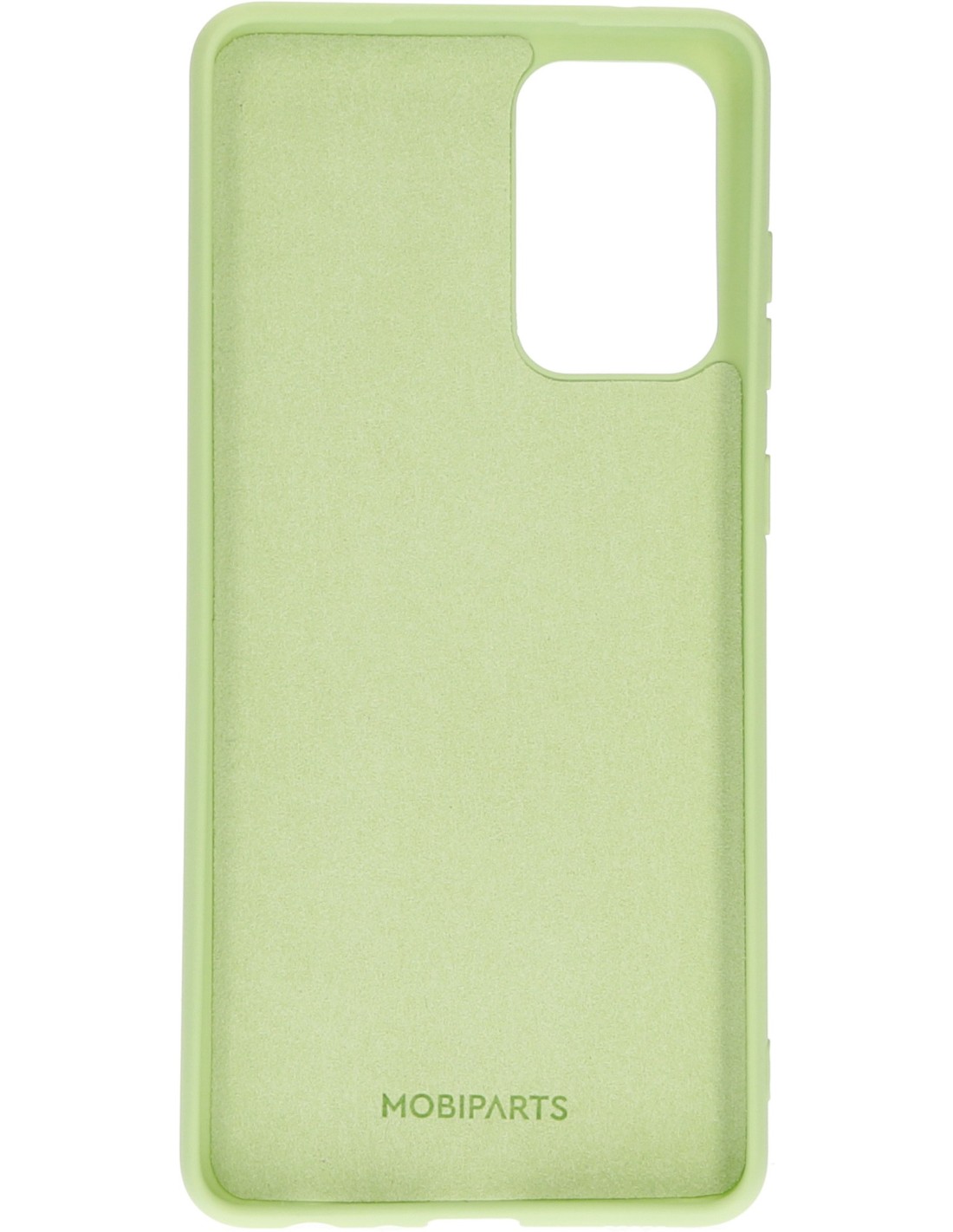 Mobiparts Silicone Cover Samsung Galaxy A72 (2021) 4G 5G Pistache Green