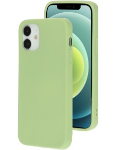 Mobiparts Silicone Cover Apple iPhone 12 12 Pro  Pistache Green