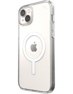 Speck Presidio Perfect Clear + MS Apple iPhone 14 Plus 15 Plus Clear - with Microban 2