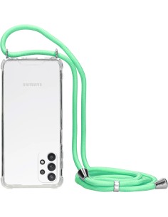 Mobiparts Lanyard Case Samsung Galaxy A32 5G (2021) Green Cord