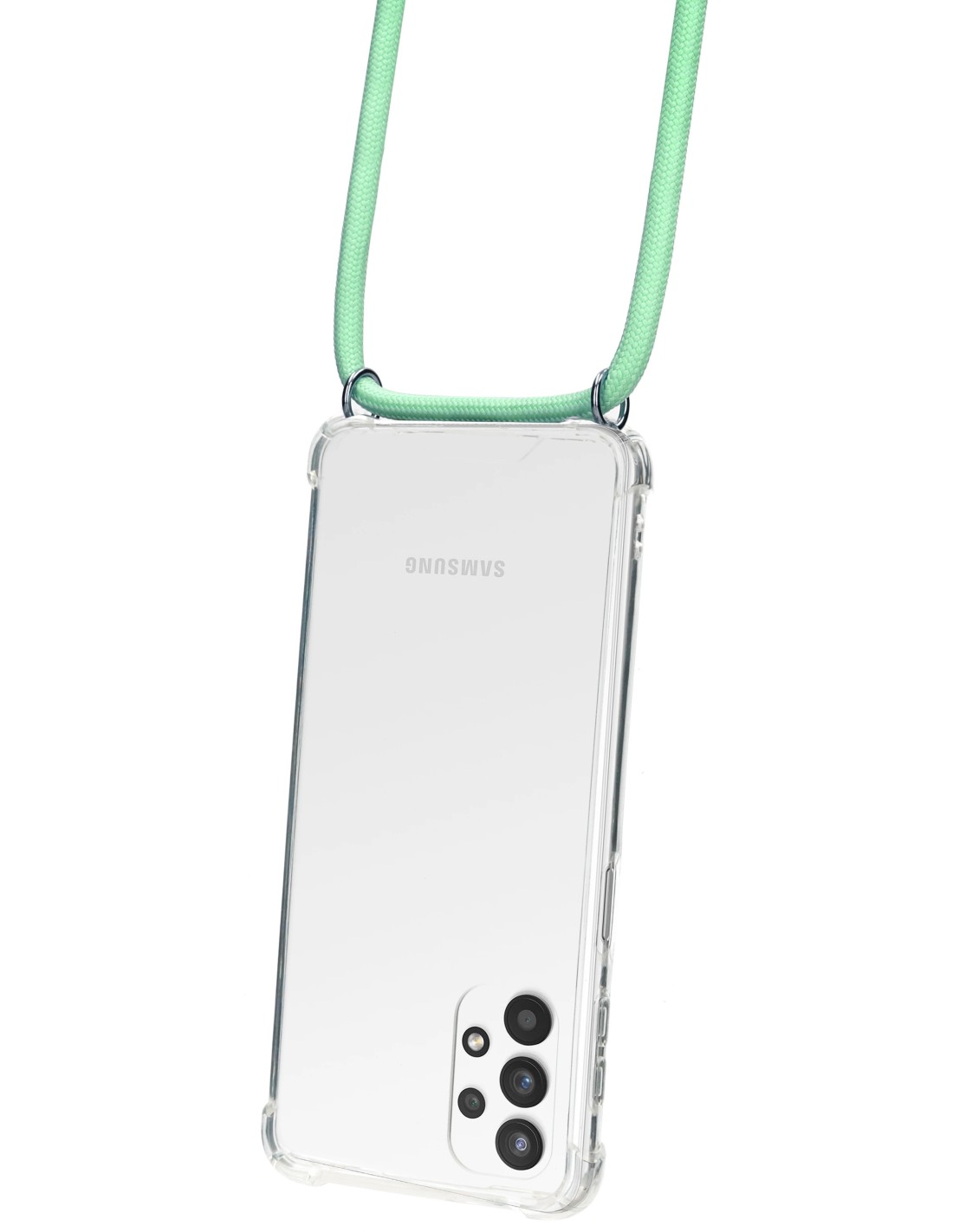 Mobiparts Lanyard Case Samsung Galaxy A32 5G (2021) Green Cord