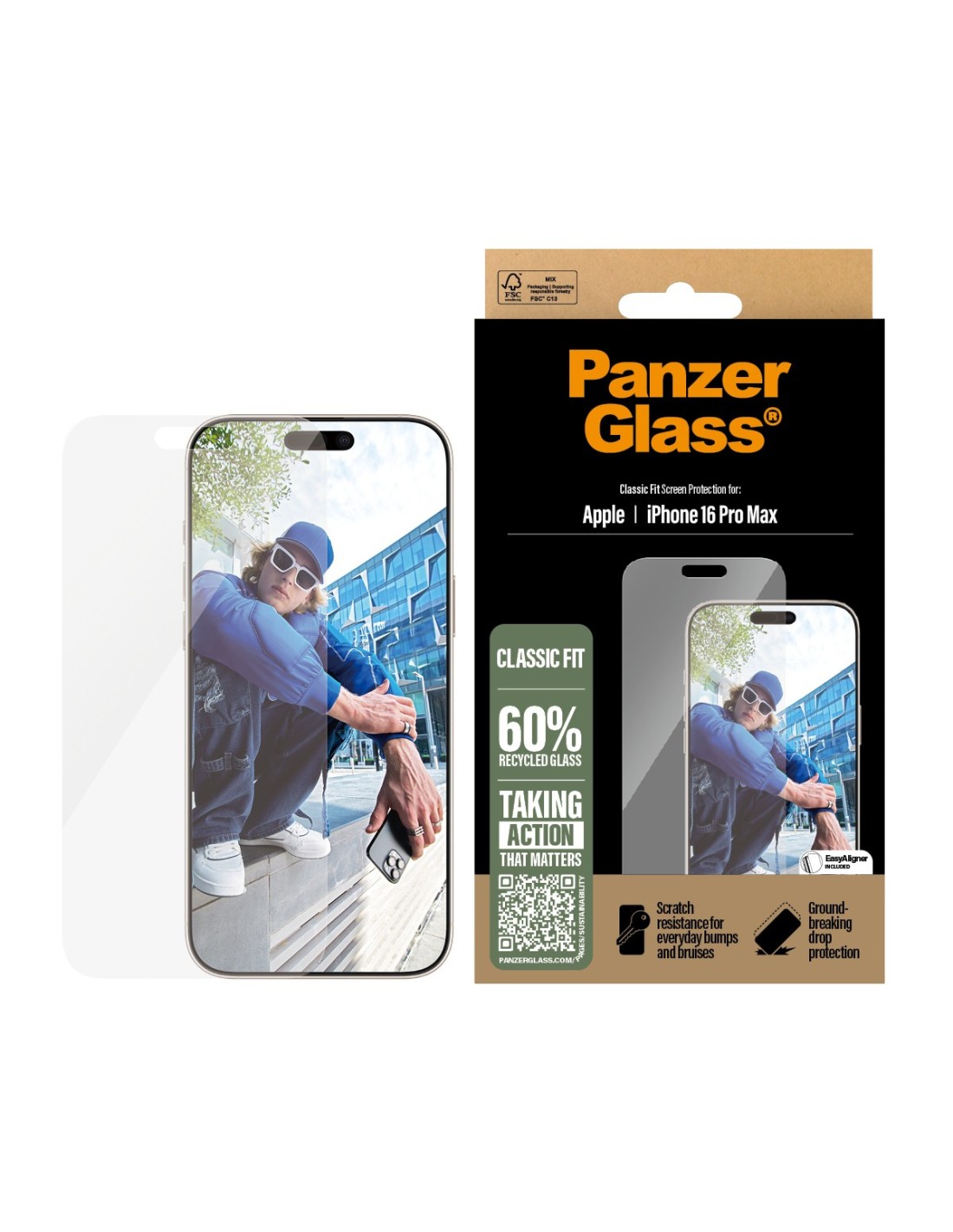 Panzerglass Apple iPhone 16 Pro Max - Classic Fit