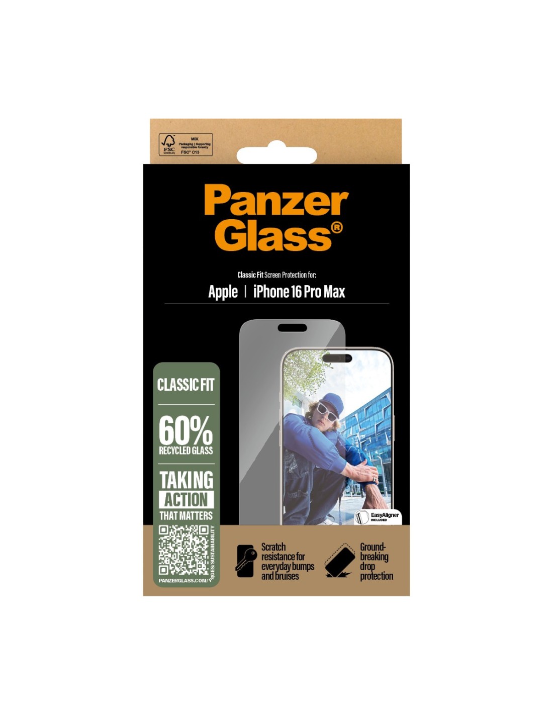 Panzerglass Apple iPhone 16 Pro Max - Classic Fit