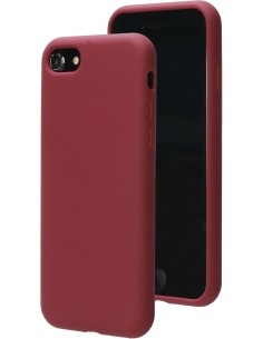 Mobiparts Silicone Cover Apple iPhone 7 8 SE (2020 2022) Plum Red