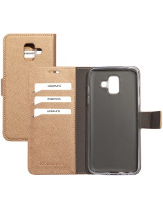 Mobiparts Saffiano Wallet Case Samsung Galaxy A6 (2018) Copper