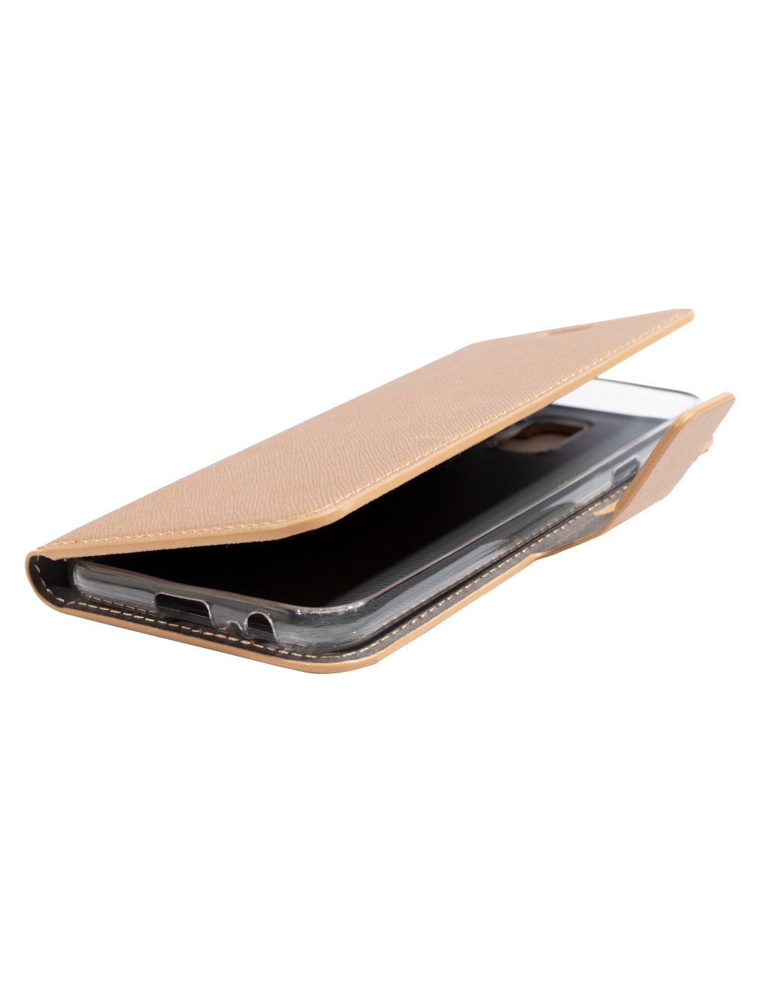 Mobiparts Saffiano Wallet Case Samsung Galaxy A6 (2018) Copper