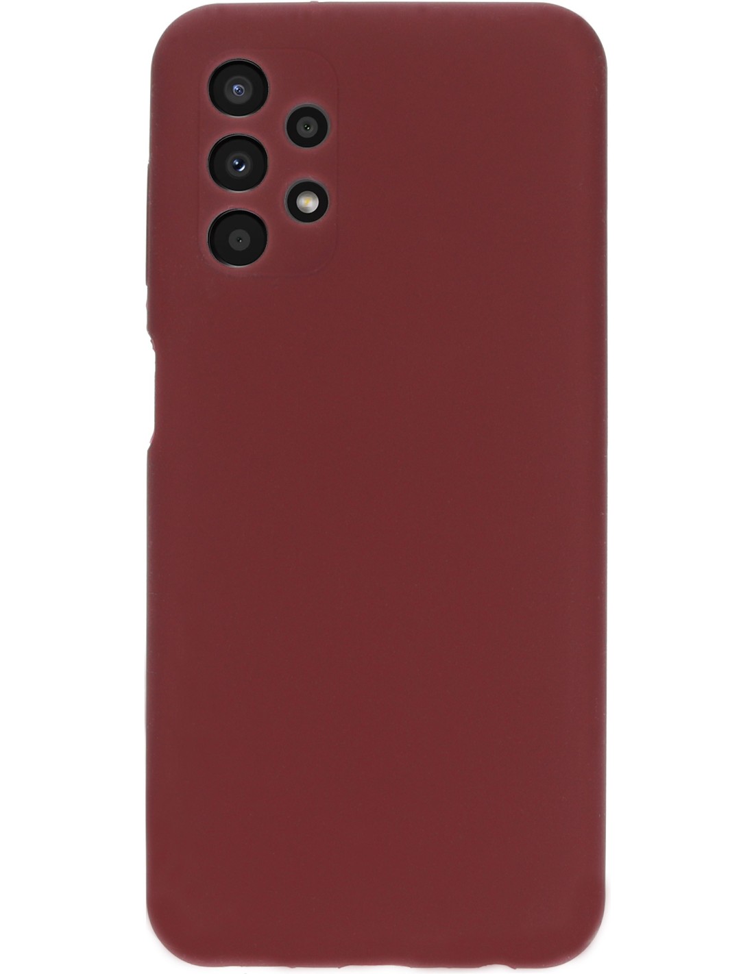 Mobiparts Silicone Cover Samsung Galaxy A13 4G (2022) Plum Red