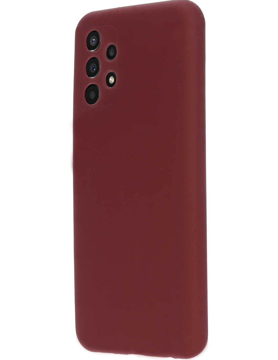 Mobiparts Silicone Cover Samsung Galaxy A13 4G (2022) Plum Red