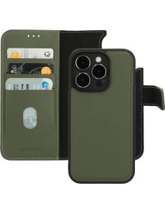 Mobiparts Leather 2 in 1 Wallet Case Apple iPhone 14 Pro Green