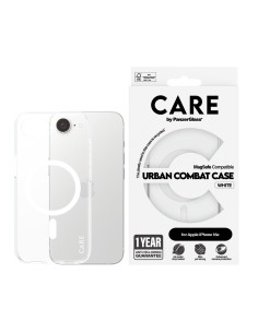 CARE by PanzerGlass Flagship Case Transparent Urban Combat w. White MagSafe iPhone 16e 2
