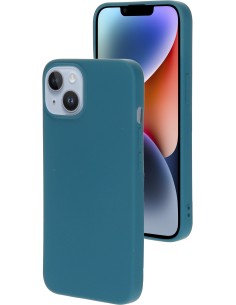 Mobiparts Silicone Cover Apple iPhone 14 Blueberry Blue