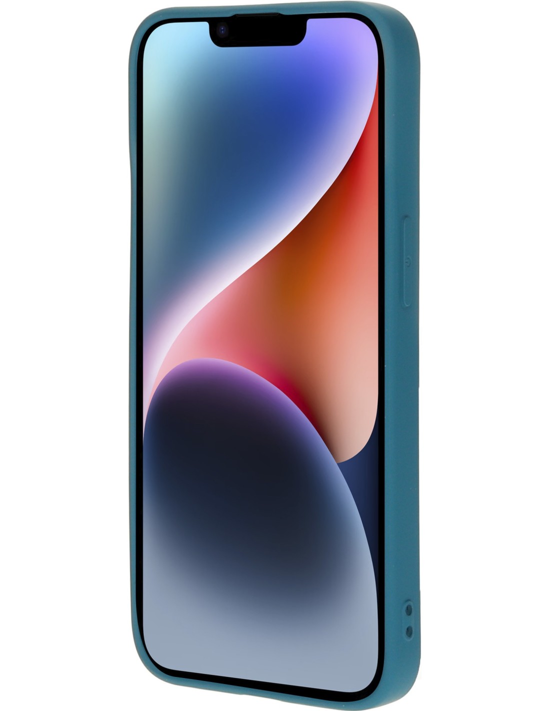 Mobiparts Silicone Cover Apple iPhone 14 Blueberry Blue