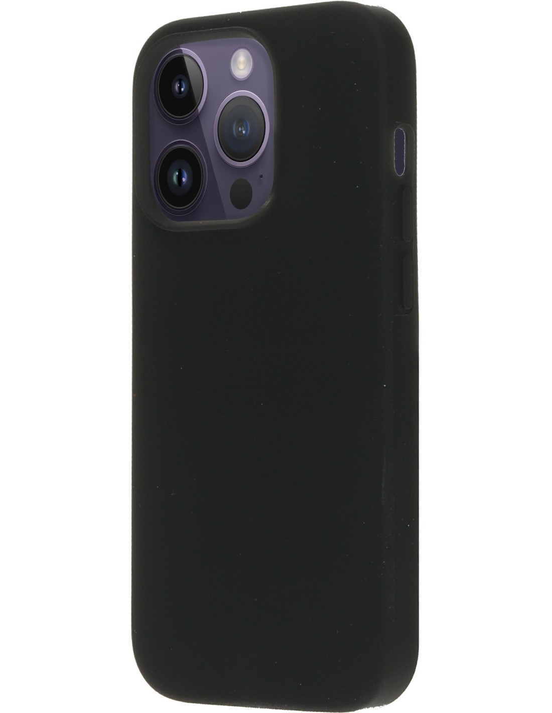 Mobiparts Silicone  Cover Apple iPhone 14 Pro Black (Magsafe Compatible)