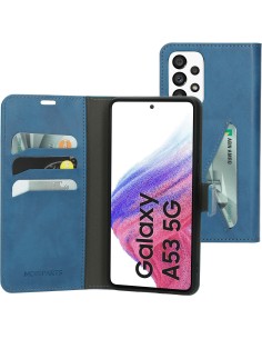Mobiparts Classic Wallet Case Samsung Galaxy A53 (2022) Steel Blue