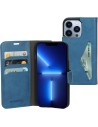 Mobiparts Classic Wallet Case Apple iPhone 13 Pro Steel Blue