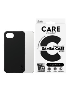 CARE by PanzerGlass Fashionable Case Samba Black w. MagSafe iPhone 16e 2