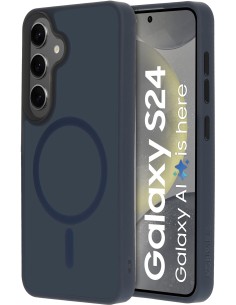 Mobiparts Hardcover Samsung Galaxy S24 Satin Blue (Magsafe Compatible)