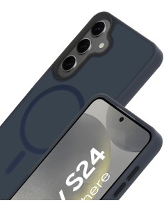 Mobiparts Hardcover Samsung Galaxy S24 Satin Blue (Magsafe Compatible) 2
