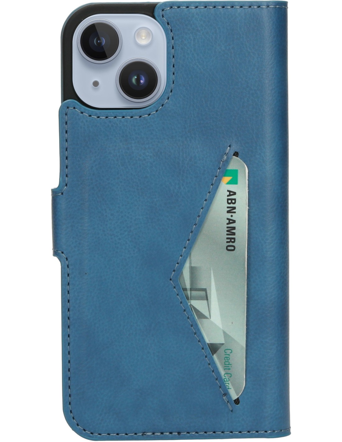 Mobiparts Classic Wallet Case Apple iPhone 14 Steel Blue